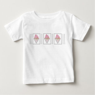抗し難いアイスクリームベビーTシャツby Adiela Akoo ベビーTシャツ