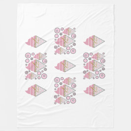 抗し難いアイスクリームリコリスフリースブランケット フリースブランケット