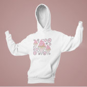 抗し難いアイスクリームリコリスフード付きスウェットシャツ パーカ