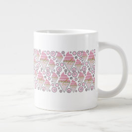 抗し難いアイスクリームリコリスマグ – Adiela Akoo ジャンボコーヒーマグカップ