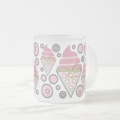 抗し難いアイスクリームリコリスマグ – Adiela Akoo フロストグラスマグカップ (正面右)