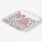 抗し難いアイスクリームリコリス紙プレート ペーパープレート (傾斜あり)