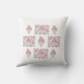 抗し難いアイスクリームリコリス装飾用クッション クッション (裏面)