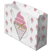 抗し難いアイスクリーム抱き枕バイアディラアコー ラージペーパーバッグ (裏面アングル)