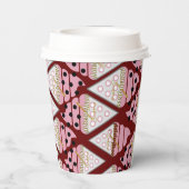 抗し難いアイスクリーム振りかけるベリー紙カップ 紙コップ (裏面)