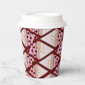 抗し難いアイスクリーム振りかけるベリー紙カップ 紙コップ (正面)