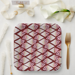 抗し難いアイスクリーム撒きベリー紙プレート ペーパープレート