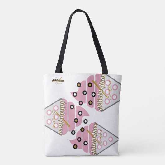 抗し難いアイスクリーム散布トート – アディエラアクー トートバッグ (裏面)