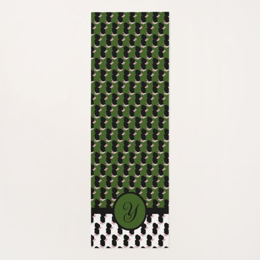 抗し難いアイスクリーム溶かしたマハ振り掛け ヨガマット (裏面)