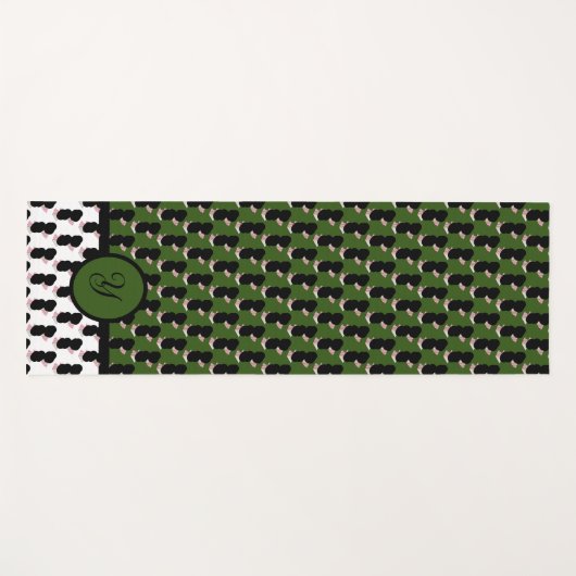 抗し難いアイスクリーム溶かしたマハ振り掛け ヨガマット (正面(横))