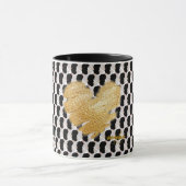 抗し難いアイスクリーム溶かした散水マグカップ マグカップ (中央)