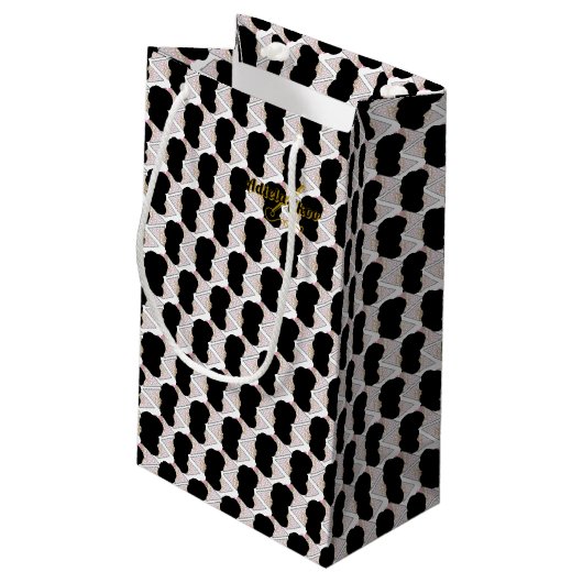 抗し難いアイスクリーム溶かし振りかける抱き枕 スモールペーパーバッグ (裏面アングル)