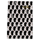 抗し難いアイスクリーム溶かし振りかける抱き枕 ミディアムペーパーバッグ (裏面)