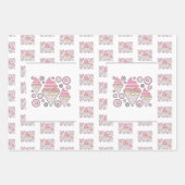 抗し難いアイスクリーム甘草ラッピング紙 ラッピングペーパーシート (正面2)