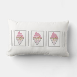 抗し難いアイスクリーム装飾用クッションバイアディラアコー ランバークッション