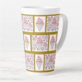 抗し難いアイスクリームLicorice n Caramel カフェラテマグ (右アングル)