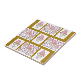 抗し難いアイスクリームLicorice n Caramel タイル