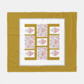 抗し難いアイスクリームLicorice n Caramel フリースブランケット (正面(横))