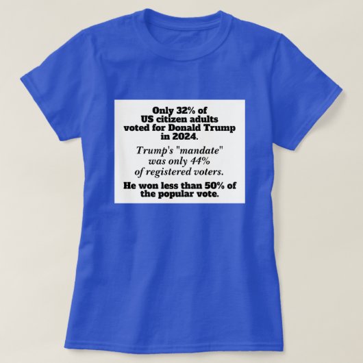 抗トランプデモ:私たちは彼らより多い 王様はいらない Tシャツ (デザイン正面)