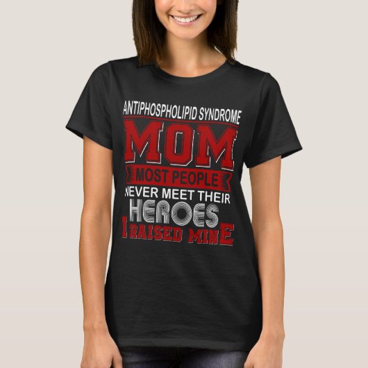 抗リン誇りを持った脂質シンドロームMom I Raise Mine Tシャツ (正面)