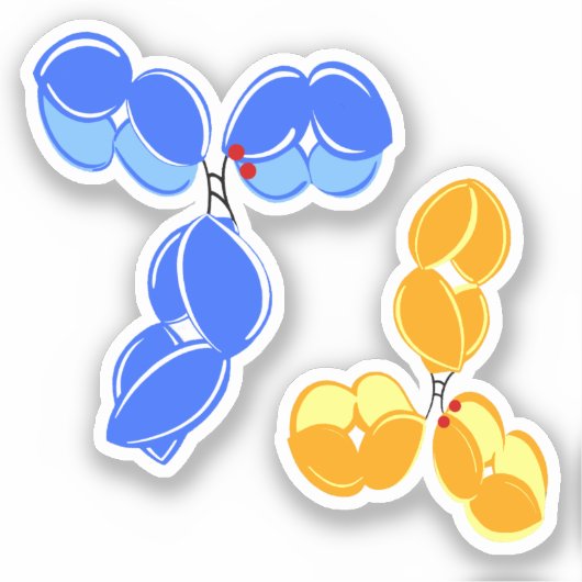 抗体薬物複合体DAR2ブルー/イエロー シール (正面)