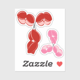 抗体IgG1または4、赤およびピンク シール