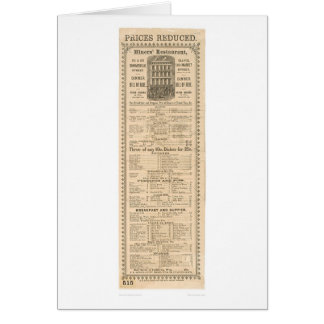 抗夫のレストランメニュー(1083A)