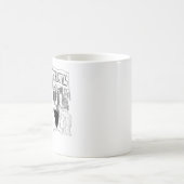 抗生物質とプロバイオティクスのコーヒーマグ コーヒーマグカップ (中央)