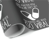 抗生物質ウイルス科学研究者薬剤師 ラッピングペーパー (ロールコーナー)