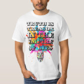 抗議のスローガン。匿名。 Tシャツ (正面)