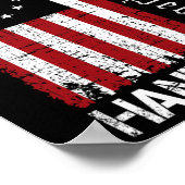 抗議の手をオフに抵抗する人々のフラグD救 ポスター (角)