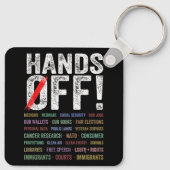 抗議の手を離す キーホルダー (裏面)