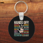 抗議の手を離す キーホルダー (正面)