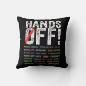 抗議の手を離す クッション (裏面)