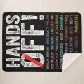 抗議の手を離す シェルパブランケット (正面(横))