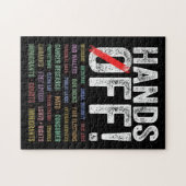 抗議の手を離す ジグソーパズル (横)