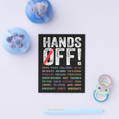 抗議の手を離す チラシ (シングル)