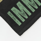 抗議の手を離す フリースブランケット (角)