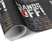 抗議の手を離す ラッピングペーパー (ロールコーナー)