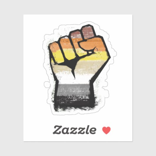 抗議の拳を負う シール (シート)