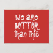 抗議はがき ポストカード (正面)