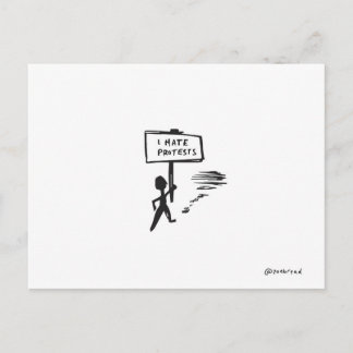 抗議はがき ポストカード