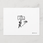 抗議はがき ポストカード (正面)