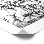 抗議を受ける大臣 ポスター (角)