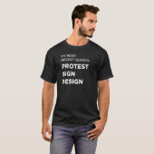 抗議サイン2の検索 Tシャツ (正面フル)