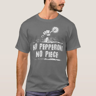 抗議ピザペローニチーズソーセージNew York Ha Tシャツ