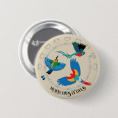 抗議ヘックスサインNo Mas Ninyos en Jualasボタン 缶バッジ (正面&裏面)