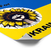 抗議ポスター支援ウクライナのダウンロード ポスター (角)