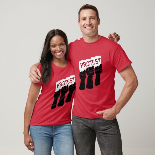 抗議、編集文字からデザインTシャツ Tシャツ (ユニセックス)