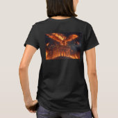 抗議Tシャツ、抵抗、反戦、反マガ Tシャツ (裏面)